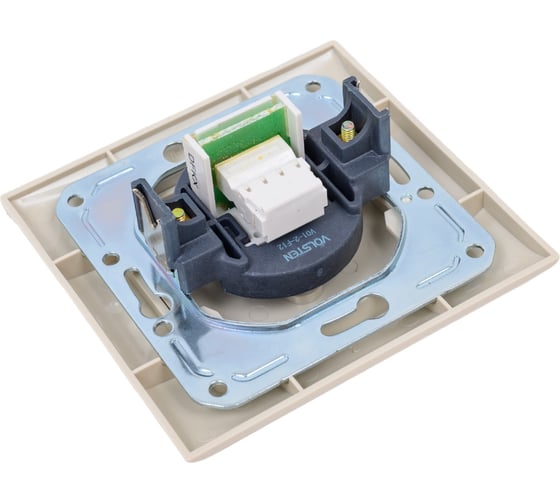 Одноместная телефонная розетка  Volsten V01-22-F12-S RJ-11 Violet, 9133