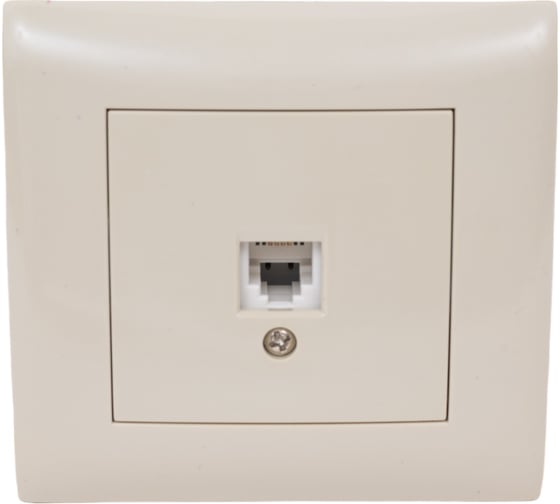 Одноместная телефонная розетка  Volsten V01-22-F12-S RJ-11 Violet, 9133