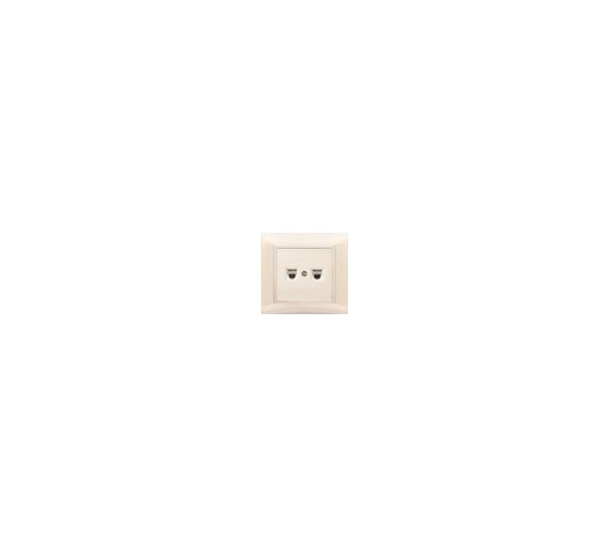 Двухместная телефонная розетка Volsten V01-22-F22-S RJ -11 Violet, 9134