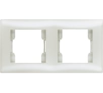 Двухместная рамка Volsten V01-18-A21-M Magenta Perl, 10054