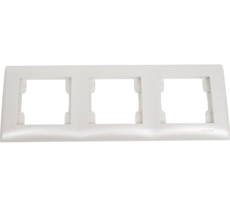 Трехместная рамка Volsten V01-18-A31-M Magenta Perl, 10055