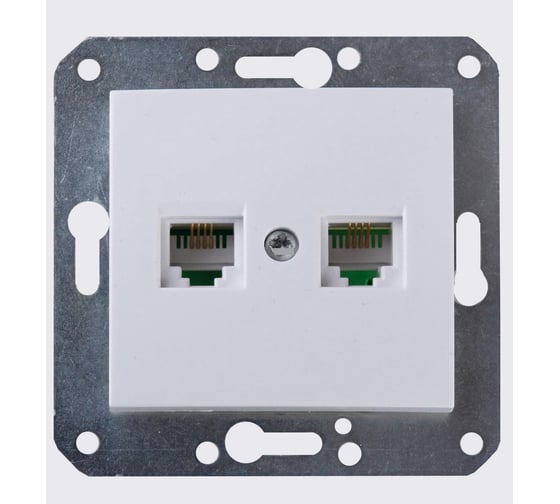 Розетка для компьютера и телефона Volsten V01-18-M10-M Magenta Perl, 10061 1