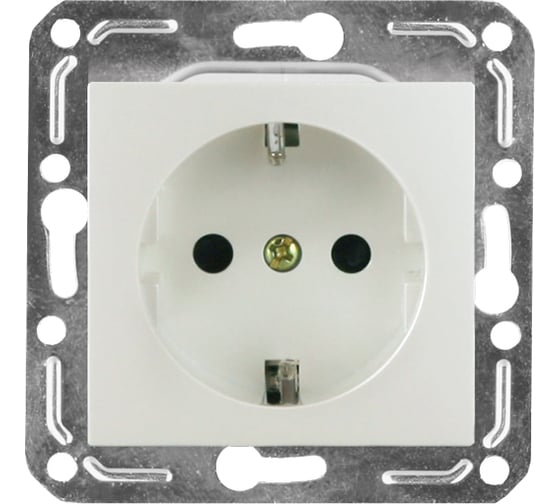 Бытовая розетка с заземлением Volsten V01-18-R14-M Magenta Perl, 10065 1