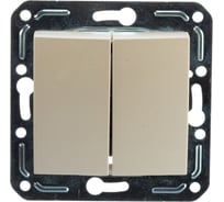 Двухклавишный выключатель Volsten V01-18-V21-M Magenta Perl, 10072