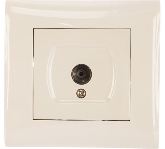 Телевизионная розетка Volsten V01-12-T11-S Magenta Crema, 9047