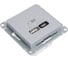 Розетка USB Systeme Electric ATLASDESIGN A + тип-C 45W высокоскор.заряд. QC,PD, механизм, АЛЮМИНИЙ ATN000329 2