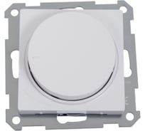 Светорегулятор Systeme Electric ATLASDESIGN (диммер) повор-нажим, LED, RC, 400Вт, механизм, БЕЛЫЙ ATN000123