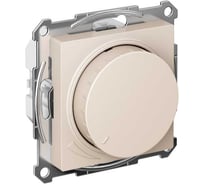 Светорегулятор Systeme Electric ATLASDESIGN (диммер) повор-нажим, LED, RC, 400Вт, механизм, БЕЖЕВЫЙ ATN000223