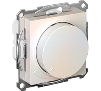 Светорегулятор Systeme Electric ATLASDESIGN (диммер) повор-нажим, LED, RC, 400Вт, механизм, ЖЕМЧУГ ATN000423