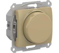 Светорегулятор Systeme Electric GLOSSA (диммер) повор-нажим, LED, RC, 400Вт, механизм, ТИТАН GSL000423