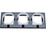 Рамка Systeme Electric AtlasDesign Aqua Карбон 3-ая IP44 ATN441003 3