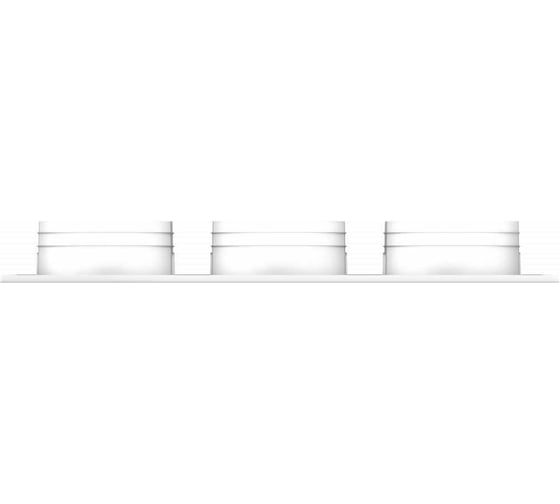 3-постовая рамка Systeme Electric AtlasDesign Aqua  IP44, БЕЛЫЙ ATN440103