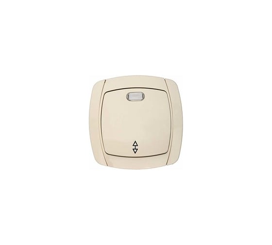 Выключатель проходной одноклавишный с индикатором СВЕТОЗАР CITY LIGHT SV-54238-B