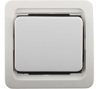 Одноклавишный выключатель СВЕТОЗАР, CITY SV-54130-W