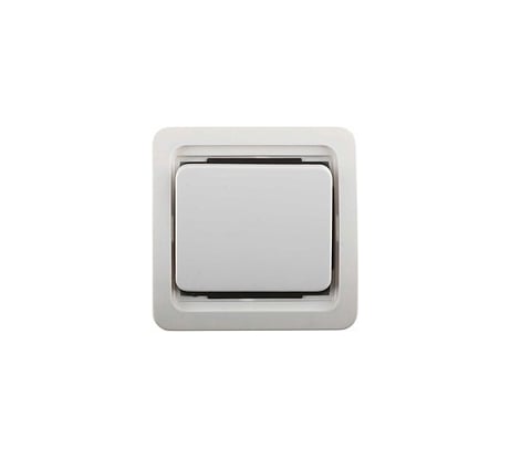 Одноклавишный выключатель СВЕТОЗАР, CITY SV-54130-W