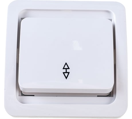 Выключатель проходной одноклавишный СВЕТОЗАР CITY SV-54137-W