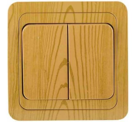 Двухклавишный выключатель СВЕТОЗАР ГАММА, SV-54134-A