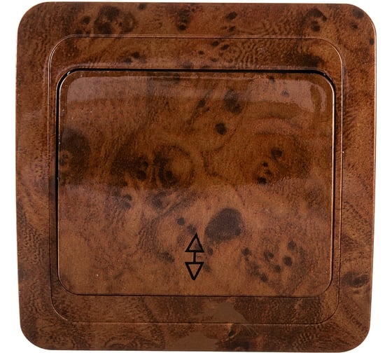 Выключатель проходной одноклавишный СВЕТОЗАР ГАММА SV-54137-N 1