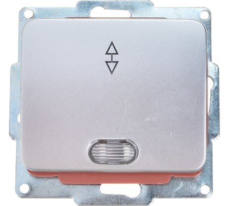 Проходной выключатель одноклавишный с индикатором СВЕТОЗАР ГАММА, SV-54138-SM