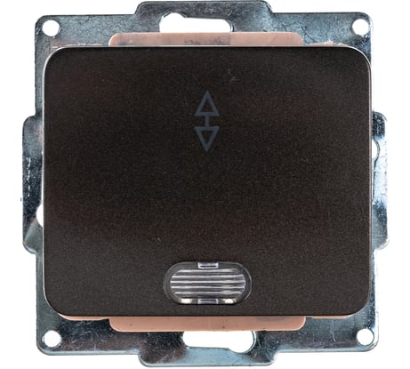 Выключатель проходной одноклавишный с индикатором СВЕТОЗАР ГАММА SV-54138-DM