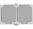 Розетка с/з и крышкой СВЕТОЗАР АВРОРА SV-54321-W 1