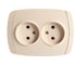 Двойная розетка СВЕТОЗАР CITY LIGHT SV-54202-B 2