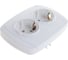 Двойная розетка с заземлением СВЕТОЗАР CITY LIGHT SV-54207-W 3