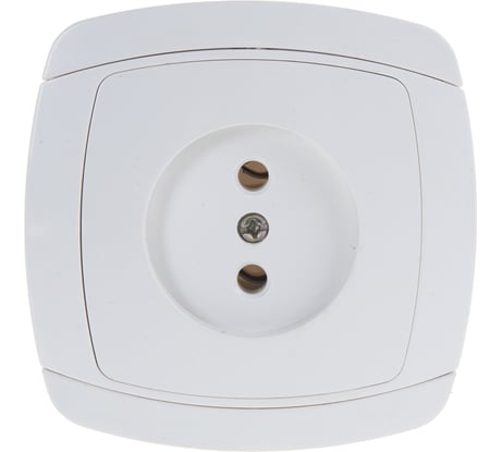 Одинарная розетка СВЕТОЗАР CITY LIGHT SV-54200-W