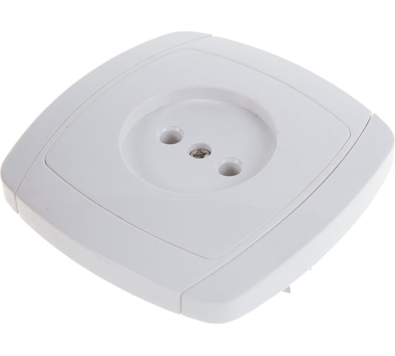 Одинарная розетка СВЕТОЗАР CITY LIGHT SV-54200-W