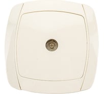 Одинарная телевизионная розетка СВЕТОЗАР CITY LIGHT SV-54215-B