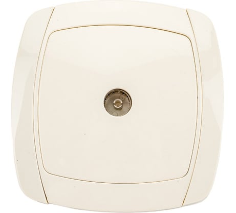 Одинарная телевизионная розетка СВЕТОЗАР CITY LIGHT SV-54215-B