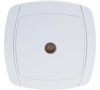 Одинарная телевизионная розетка СВЕТОЗАР, CITY LIGHT SV-54215-W