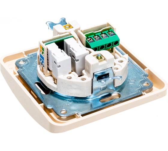 Комбинированная розетка СВЕТОЗАР CITY SV-54119-B