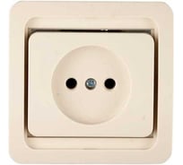 Одинарная розетка СВЕТОЗАР CITY SV-54100-B