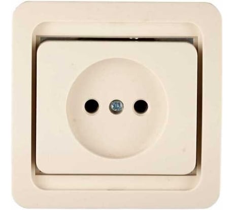 Одинарная розетка СВЕТОЗАР CITY SV-54100-B