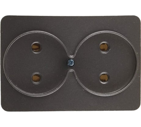 Двойная розетка СВЕТОЗАР ГАММА SV-54102-DM