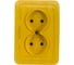 Двойная розетка СВЕТОЗАР ГАММА SV-54102-A 1