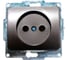 Одинарная розетка СВЕТОЗАР ГАММА SV-54100-DM 2