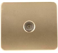 Телевизионная розетка СВЕТОЗАР ГАММА SV-54115-GM