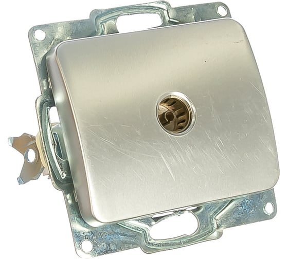Телевизионная розетка СВЕТОЗАР ГАММА SV-54115-SM 1