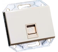 Одинарная компьютерная розетка СВЕТОЗАР ЭФФЕКТ SV-54419-B