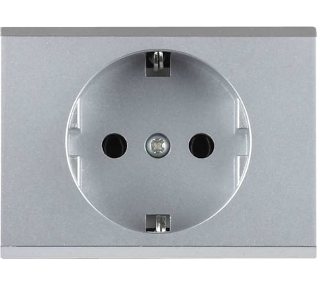 Одинарная розетка с заземлением СВЕТОЗАР ЭФФЕКТ SV-54400-SM