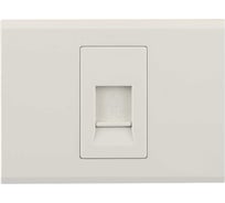 Одинарная телефонная розетка СВЕТОЗАР ЭФФЕКТ SV-54417-W