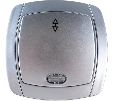 Выключатель проходной одноклавишный с индикатором СВЕТОЗАР АКЦЕНТ SV-54238-SM