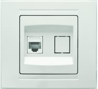 Компьютерная розетка, белая GUNSAN MODERNA MD2911130