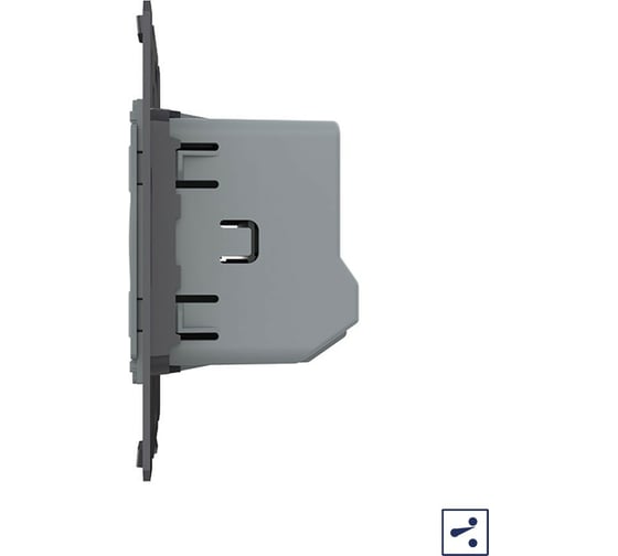 Двухклавишный проходной сенсорный выключатель LIVOLO (механизм) VL-FC2S-2G