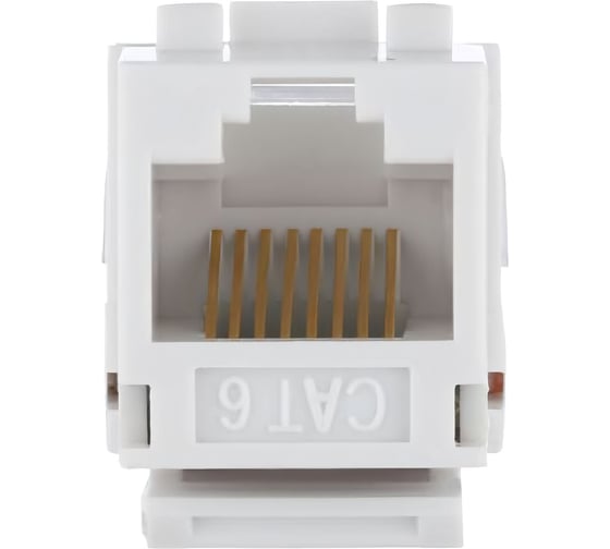 Механизм компьютерной розетки LK Studio RJ-45. кат.6. UTP модуль 8 контактов LK45 856300