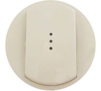 Лицевая панель Legrand Программа Celiane выключатель/переключатель Кат. № 0 670 01/02/31/32 с подсветкой слоновая кость 066210