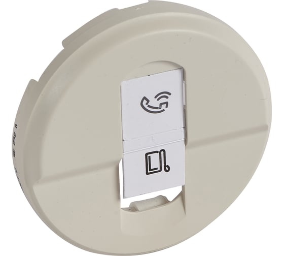 Лицевая панель Legrand Программа Celiane розетки RJ 45 Кат. № 0 673 44/45 слоновая кость 066235