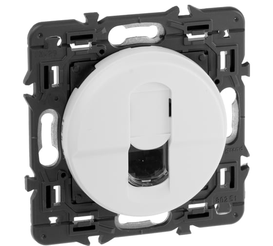 Лицевая панель Legrand Программа Celiane розетки RJ 45 Кат. № 0 673 44/45 белый 068251